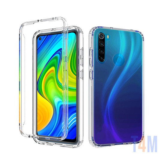 Capa de Silicone 360º para Xiaomi Redmi Note 8t Transparente